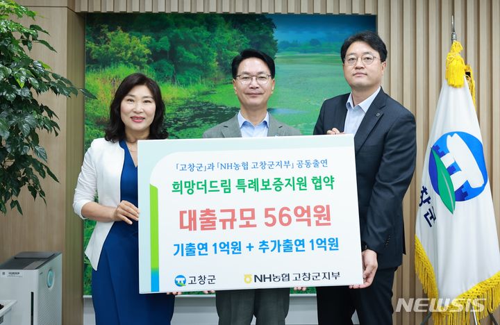 농협 고창군지부, 소상공인 희망 더드림 추가 출연