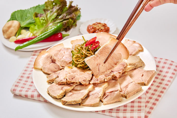 칼로리 적고 맛있는 올림픽 야식…한돈 보쌈