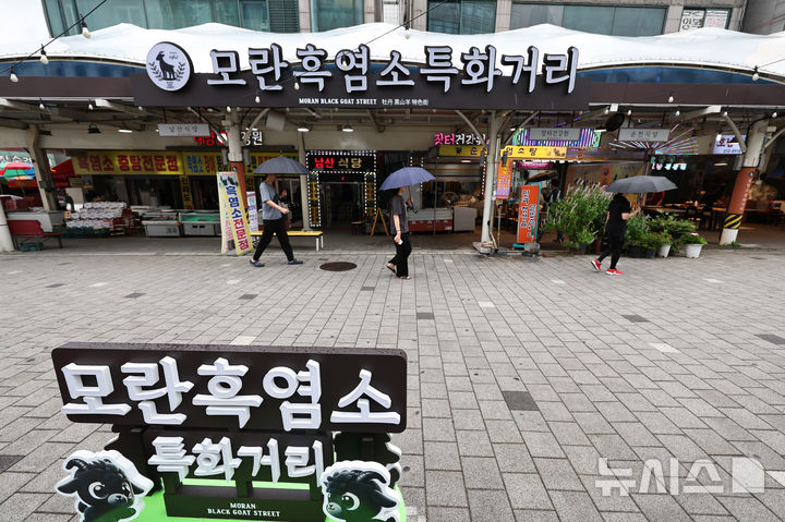 개식용종식법 시행, 흑염소 특화거리로 이름 바꾼 모란시장