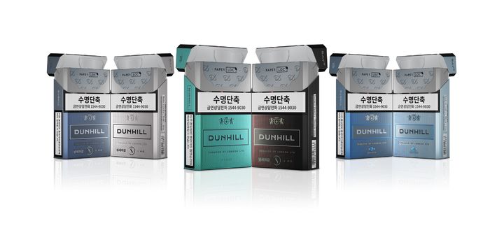 BAT로스만스 던힐, 킹사이즈 담배 6종 친환경 패키지로 전면 교체