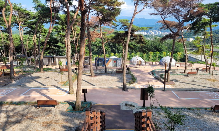 남원 도심 속 캠핑장 교룡공원 숲속야영장 열었다