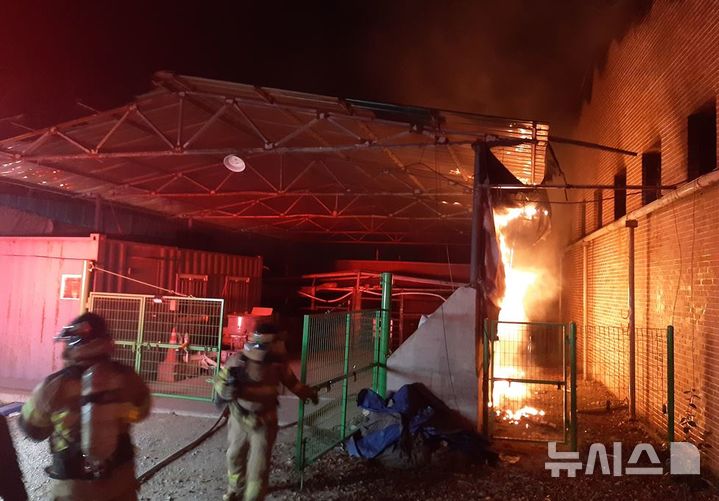 영천 금호 돼지농장서 불…200마리 폐사