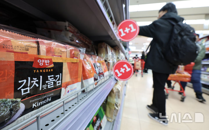 가공식품 물가 큰 폭으로 상승