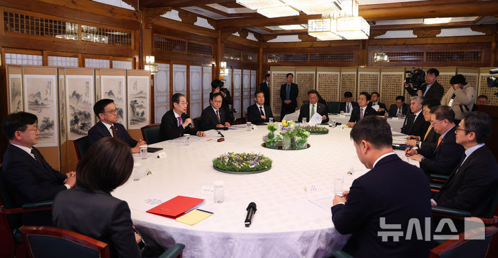 한덕수 대통령 권한대행 주재 경제안보전략TF 회의
