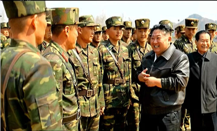 김정은, 특수부대 훈련시찰