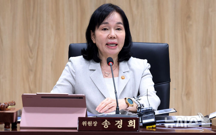 송경희 개인정보보호위원회 위원장, 전체회의 주재