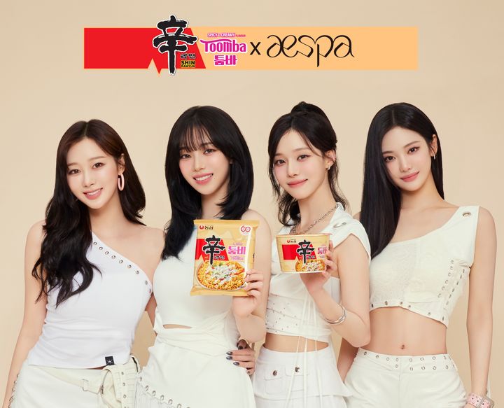 aespa as Shin Ramyun ambassadors