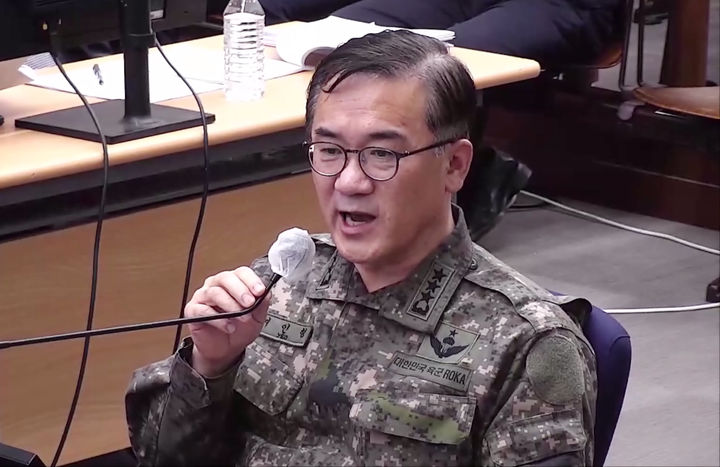 윤석열 내란 재판 증인 출석한 여인형