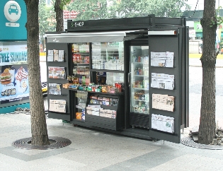 서울시 표준형 가로판매대 첫선