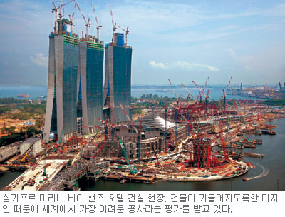 [해외건설 특집―쌍용건설] 첨단 기술로 세계 건축 선도 싱가포르 초대형 호텔 건설