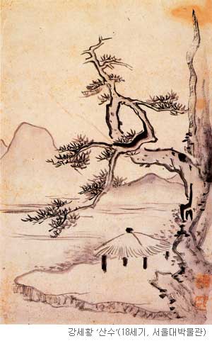 [오늘 본 옛 그림] (74) 산수에 인기척이 없다