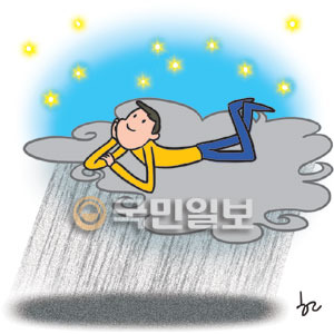 [겨자씨] 비와 비 사이에