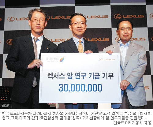 [외국계 기업 사회공헌-한국토요타자동차] 순회 환경학교 운영… 癌 연구 지원도