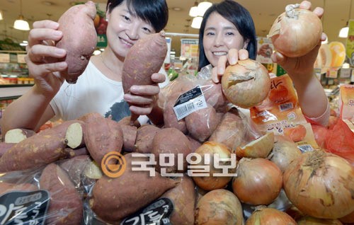 ‘양파, 고구마 파격가에 팔아요~’