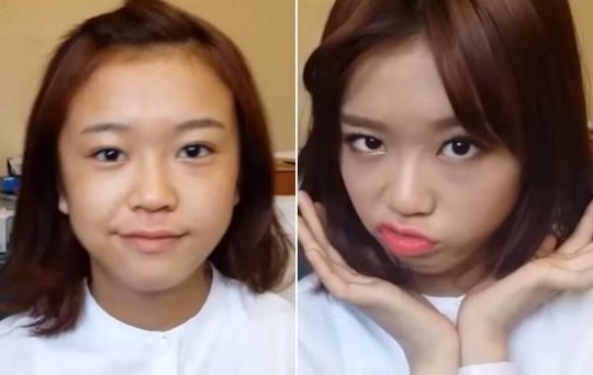 “혜리되기 쉽죠”…걸스데이 혜리 메이크업 before & after
