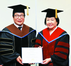 ㈜DDM 미즈존 이광호 회장 美 베데스다大 명예 박사