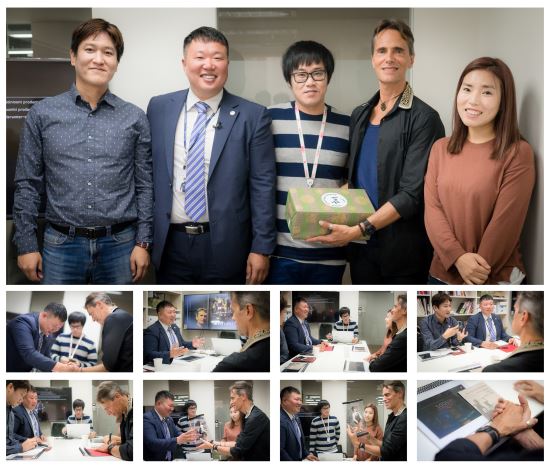 세계 최대 워터쇼 감독 매튜 제스너와 수중퍼포먼스 전문 제작사 (주)숨비 이한영 대표이사와 만남 가져