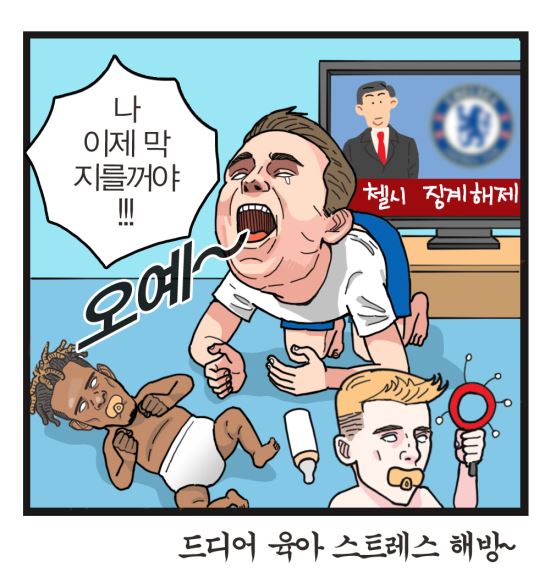 [한컷 국축만화] 겨울 이적시장에 모습을 드러낼 ‘큰 손’ 첼시