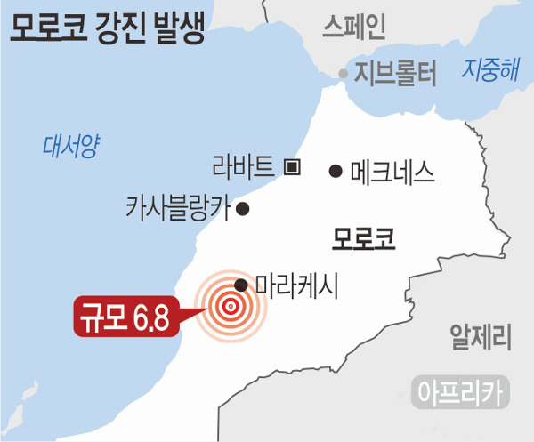 한밤 지진에 천년 고도 초토화… “잔해 속 비명” 맨손 구조 사투