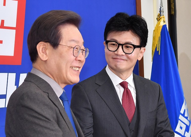 차기 대선 선호도…“한동훈, 이재명 2%p 앞서” 첫역전