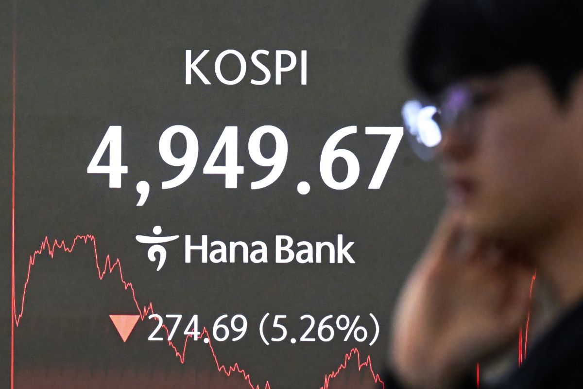 ‘장 중 매도 사이드카’ 코스피 5000선 붕괴