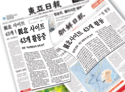 ‘친북사이트’가 몰려온다고?