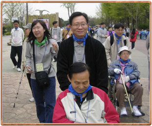 한국복합물류 창립기념일에 장애인들과 소풍