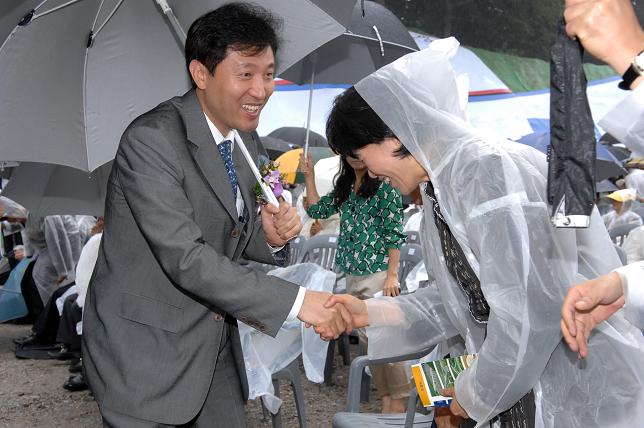 [사진]오세훈 시장, 강남순환도시고속도로 기공식 참석