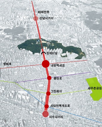 서초로, 제2 테헤란로 만든다
