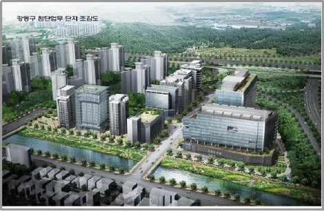 서울 강동구 첨단업무단지 첫삽