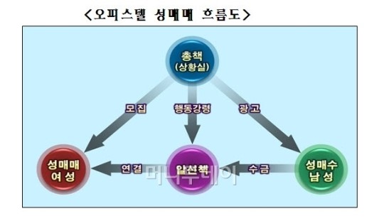 강남 오피스텔 수십개 임대 성매매로 1년 30억