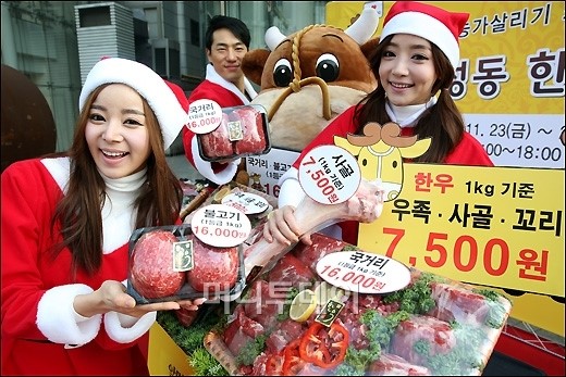[사진]한우, 최저가로 할인 판매해요!