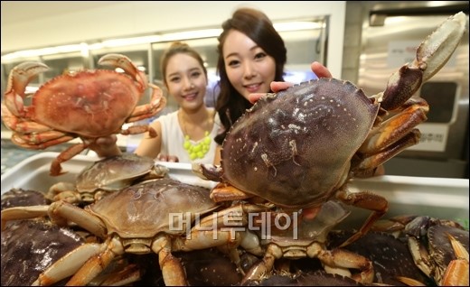 [사진]롯데마트 빅마켓, 항공직송 생생한 던지네스 크랩 맛보세요