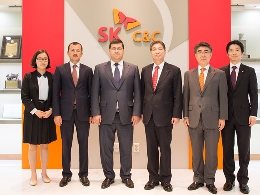 우즈베키스탄 정보통신위원장, SK C&C 방문