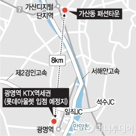 어떻게 키운 상권인데, 롯데아울렛을 어쩌나