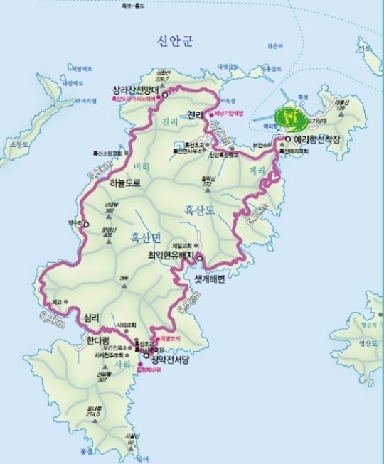 전남 힐링 자전거길 ⑨ 섬 한바퀴 신안 흑산도