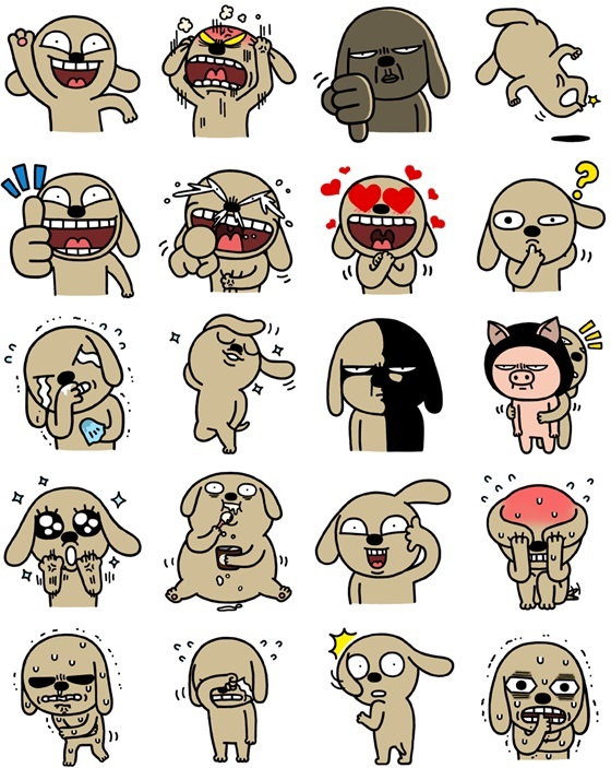 페이스북, 호조가 제작한 헬로 브라운 스티커 추가