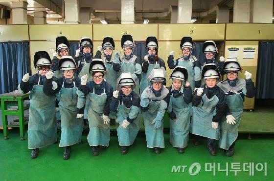용접은 여성이 최고...현대重용접사 집중 양성