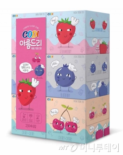 [신상품 라운지]쌍용씨앤비, 코디 아름드리 미니미용티슈