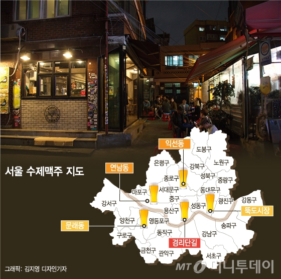 [MT리포트]맥주순례 떠나볼까 상권지형 바꾸는 수제맥주