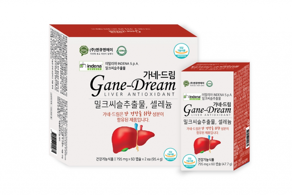 엔큐엔에이, 가네-드림 출시..간장약·간보호제 합쳐