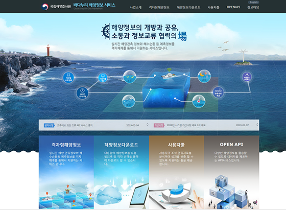 해양조사원, ‘바다누리 해양정보 서비스‘ 정보 활용 1억 건 돌파
