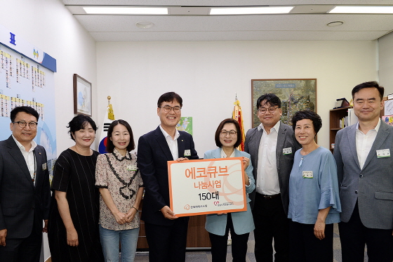 한화파워시스템, 임직원이 만든 공기청정기 성남시에 기부