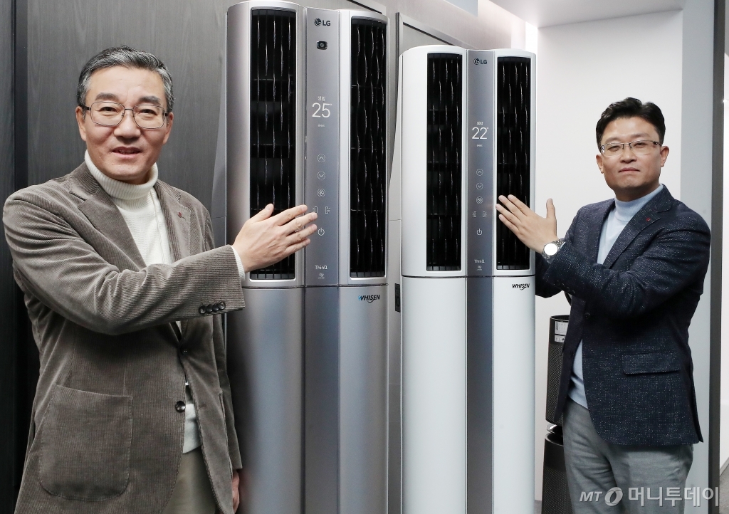 [사진]LG전자, 미세먼지 잡고 AI 탑재 싱큐 에어컨 출시