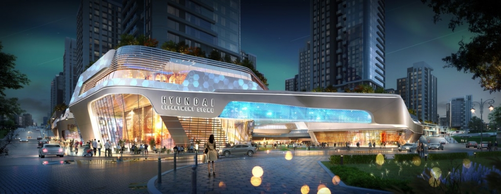 한남 아파트 투시도