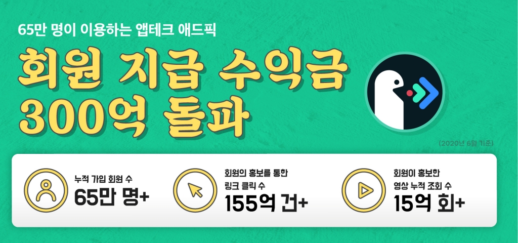 SNS로 비대면 부업해볼까…애드픽, 회원지급 수익 300억원 돌파