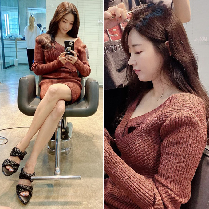 김사랑·나나 똑같이 입은 388만원 원피스…비주얼 감탄
