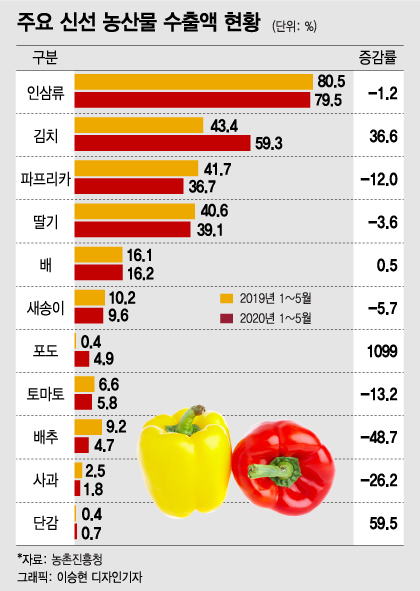 천덕꾸러기 K-농산물의 반란…수출효자 일등공신은?