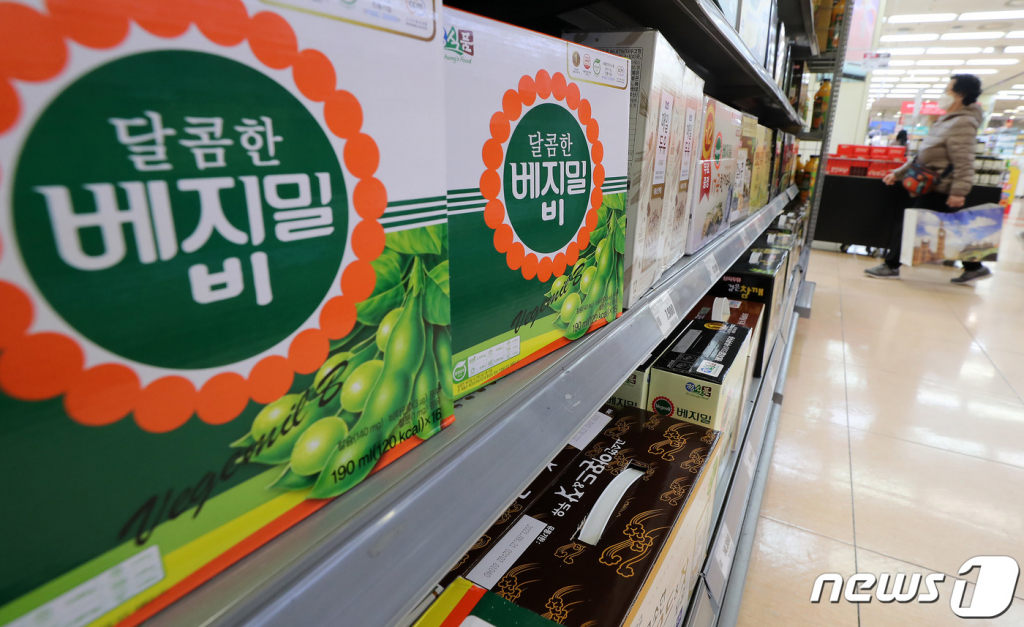 매일유업 두유 매출 늘었는데… 베지밀 정식품은 역성장