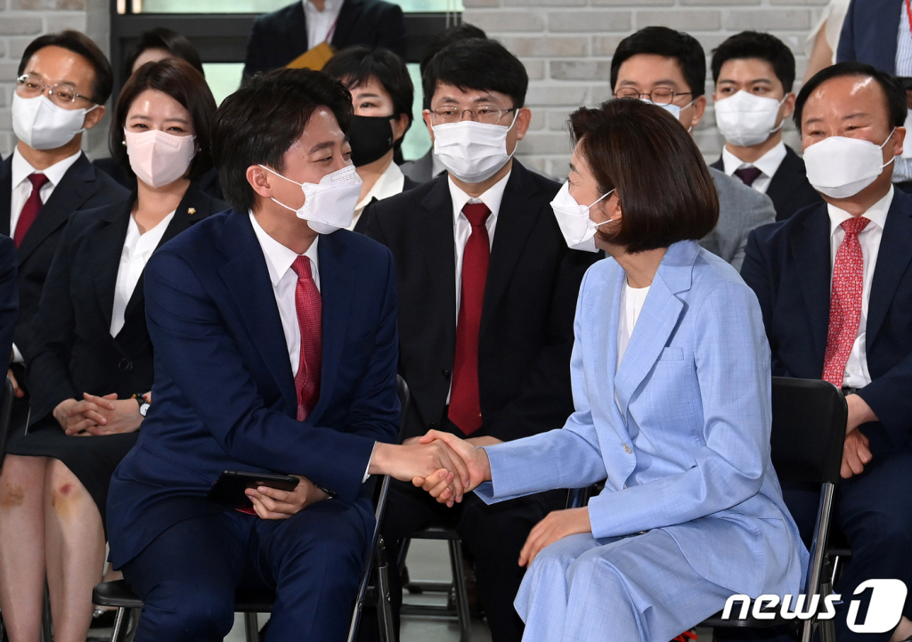 낙선 나경원 이준석 축하…정권교체 성공에 힘 보태겠다